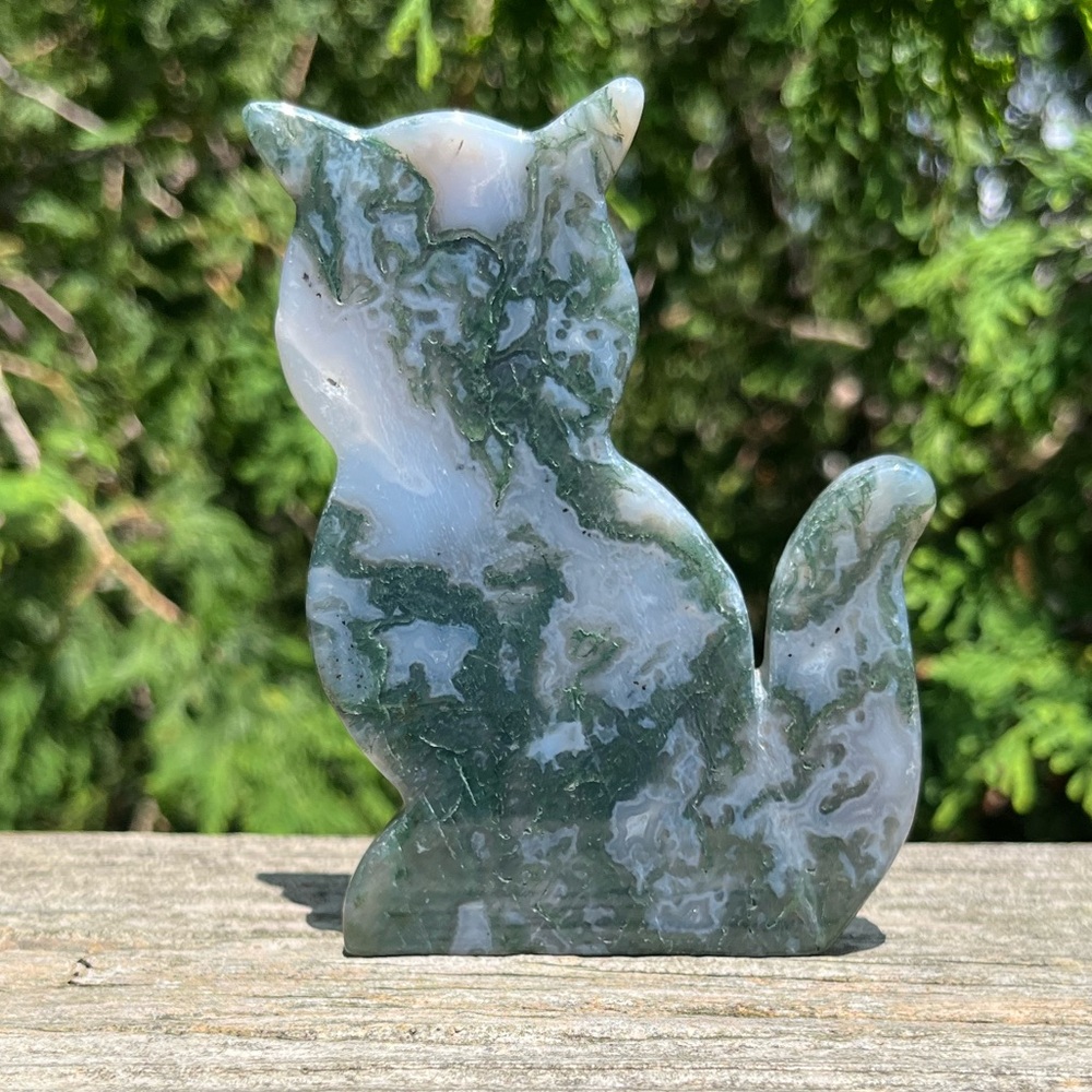 Moss Agate Cat